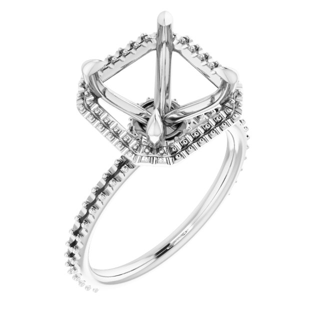 Halo-Style Engagement Ring