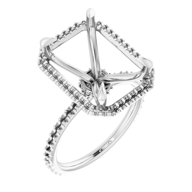 Halo-Style Engagement Ring