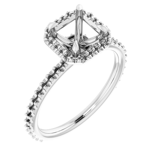 Halo-Style Engagement Ring