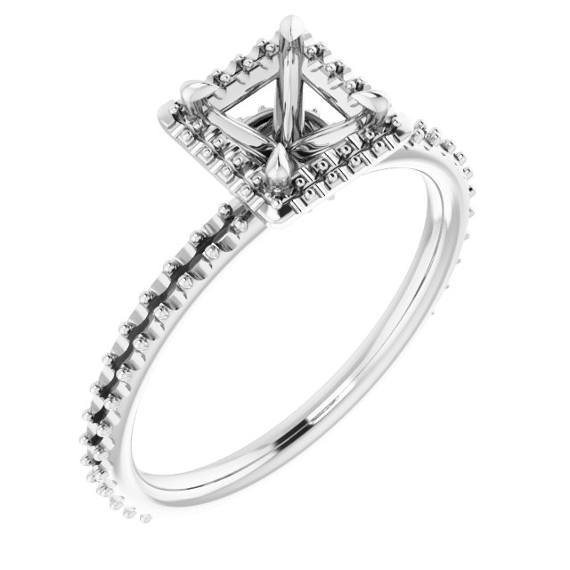 Halo-Style Engagement Ring