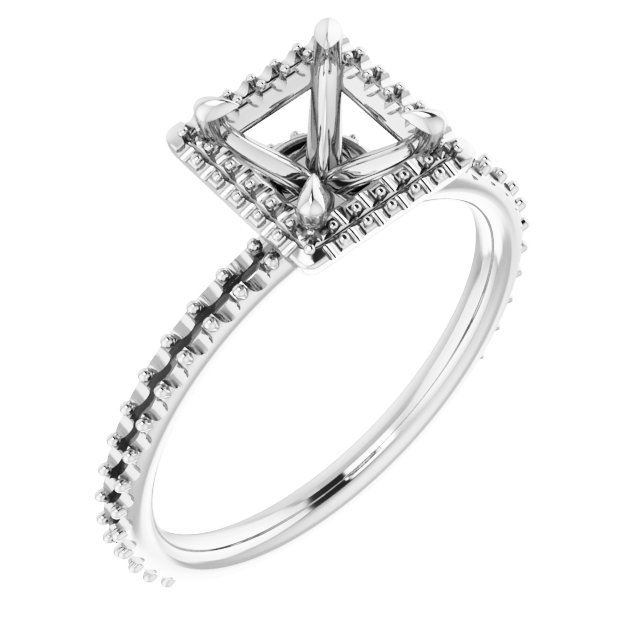 Halo-Style Engagement Ring