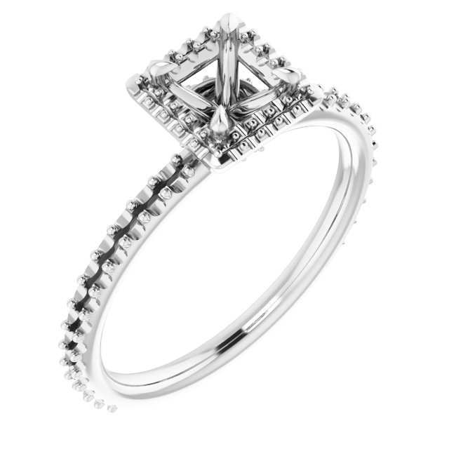 Halo-Style Engagement Ring