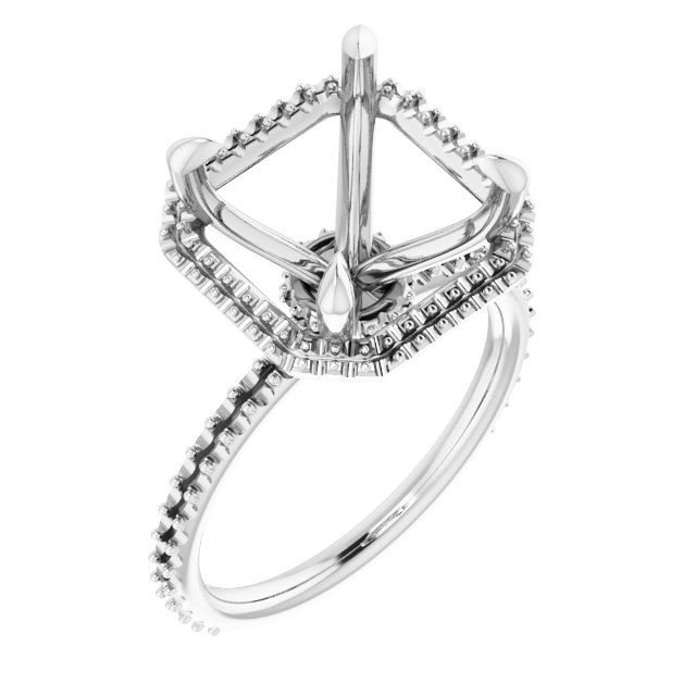 Halo-Style Engagement Ring