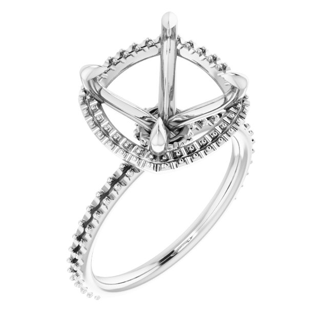 Halo-Style Engagement Ring