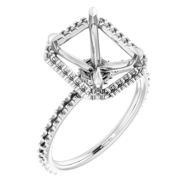 Halo-Style Engagement Ring