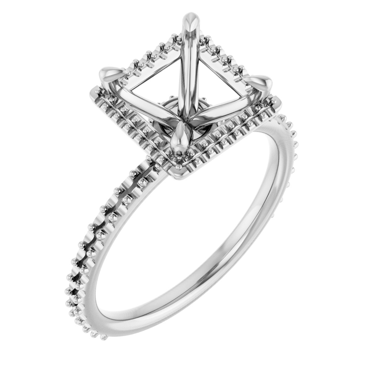 Halo-Style Engagement Ring