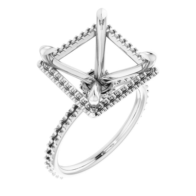 Halo-Style Engagement Ring