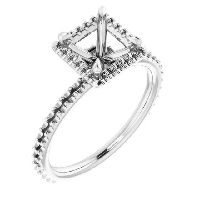 Halo-Style Engagement Ring