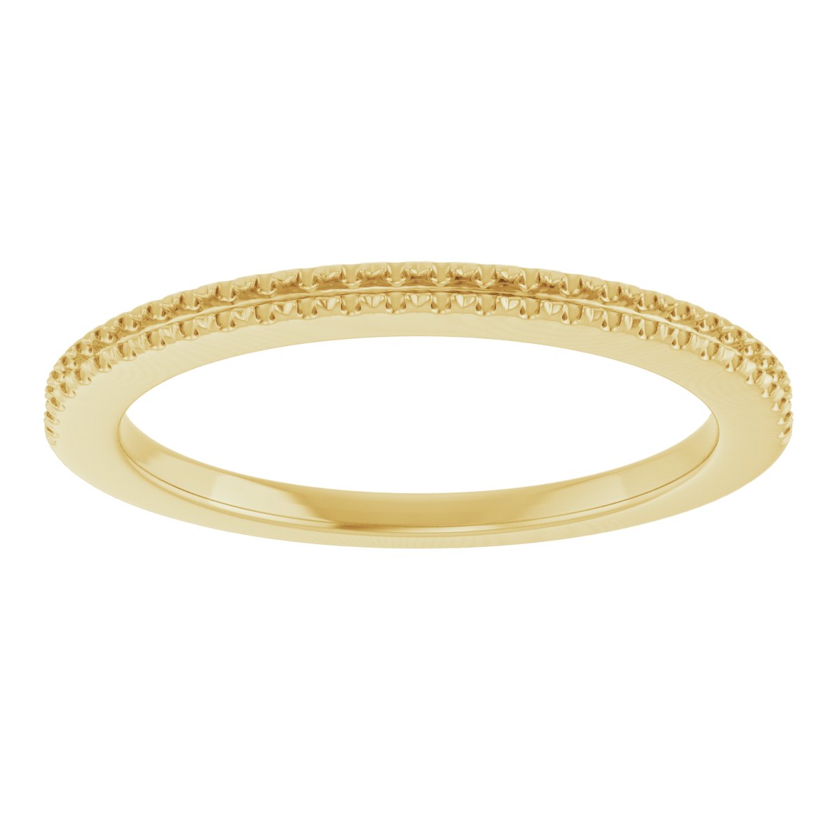 14K Yellow 1/8 CTW Diamond French-Set Anniversary Band