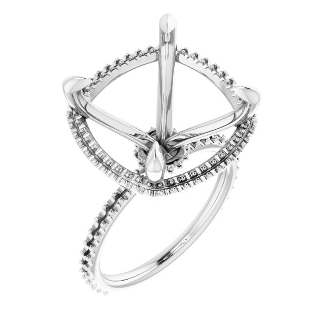 Halo-Style Engagement Ring
