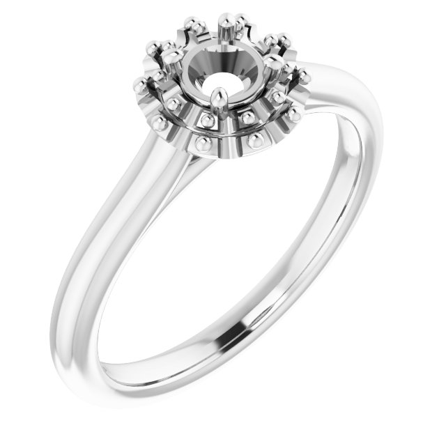 Halo-Style Engagement Ring