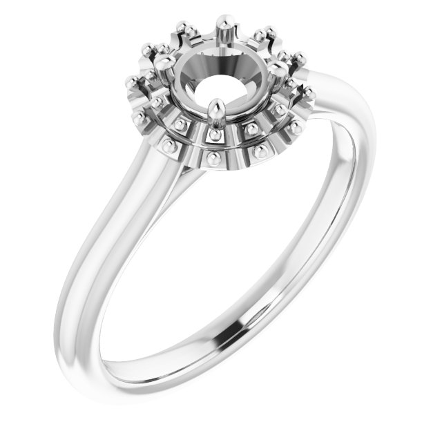 Halo-Style Engagement Ring