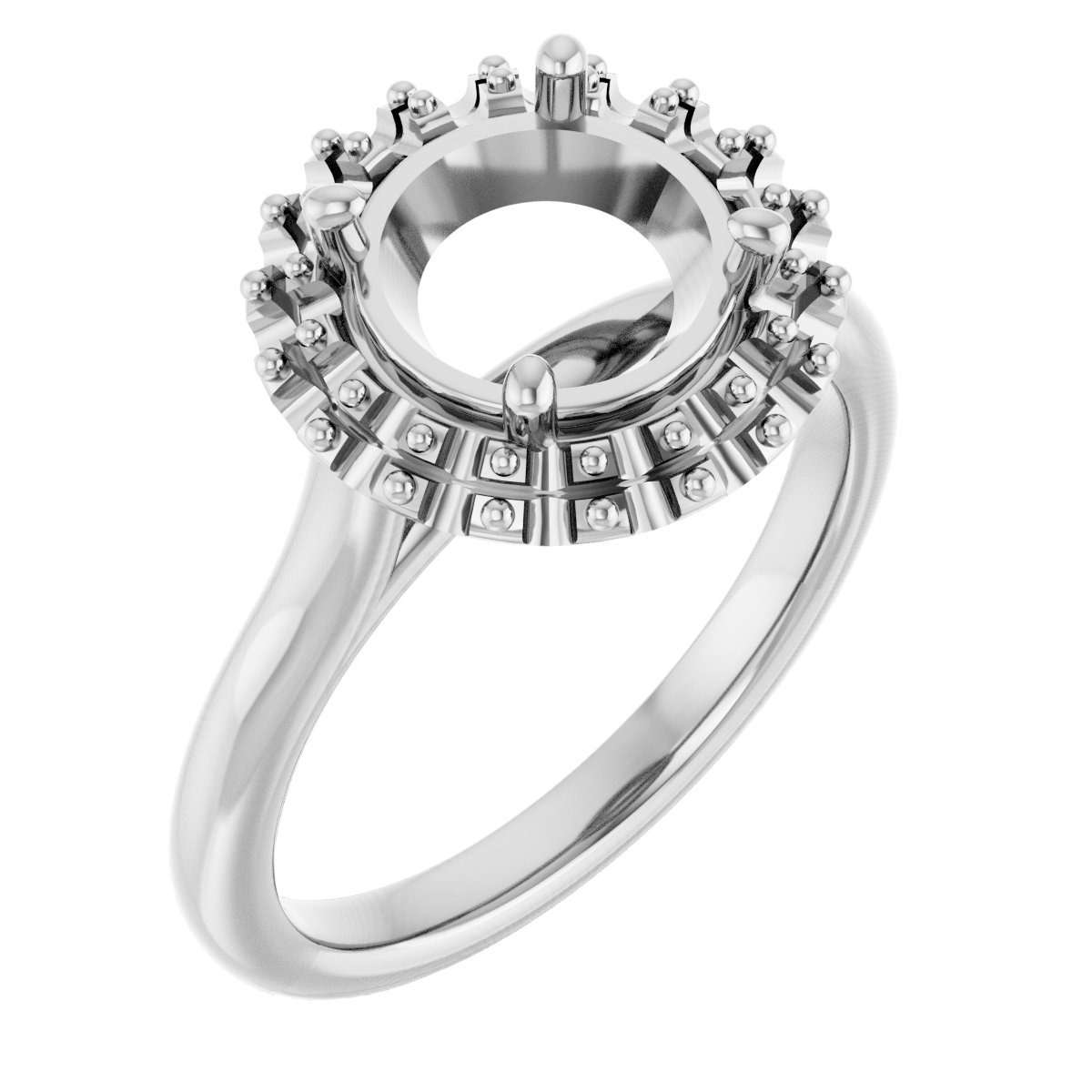 Halo-Style Engagement Ring