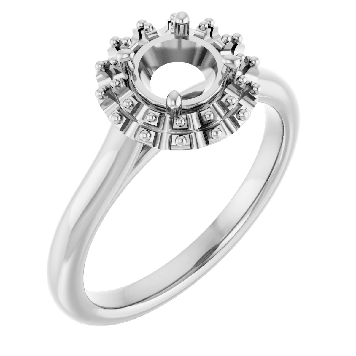 Halo-Style Engagement Ring