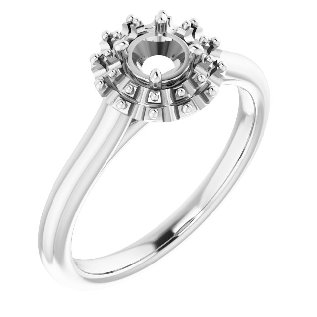 Halo-Style Engagement Ring