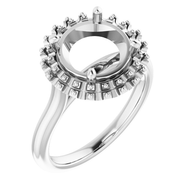 Halo-Style Engagement Ring