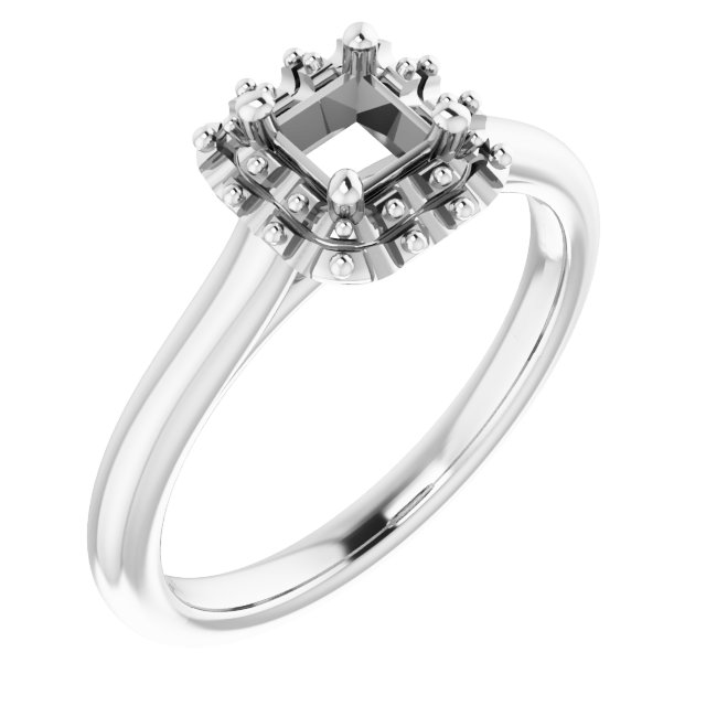 Halo-Style Engagement Ring