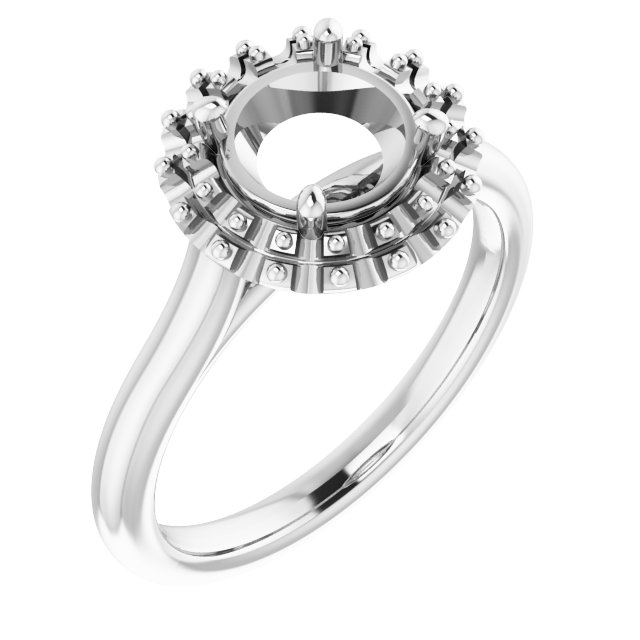 Halo-Style Engagement Ring