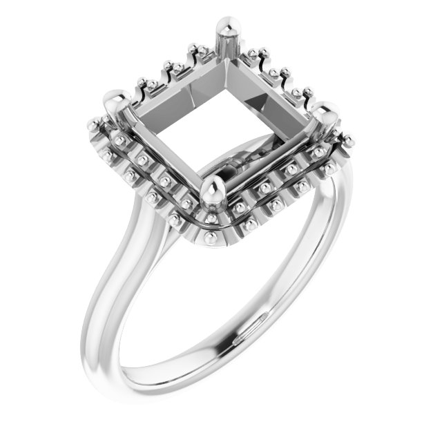 Halo-Style Engagement Ring