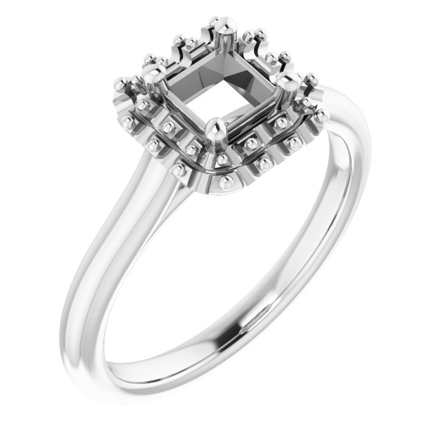 Halo-Style Engagement Ring