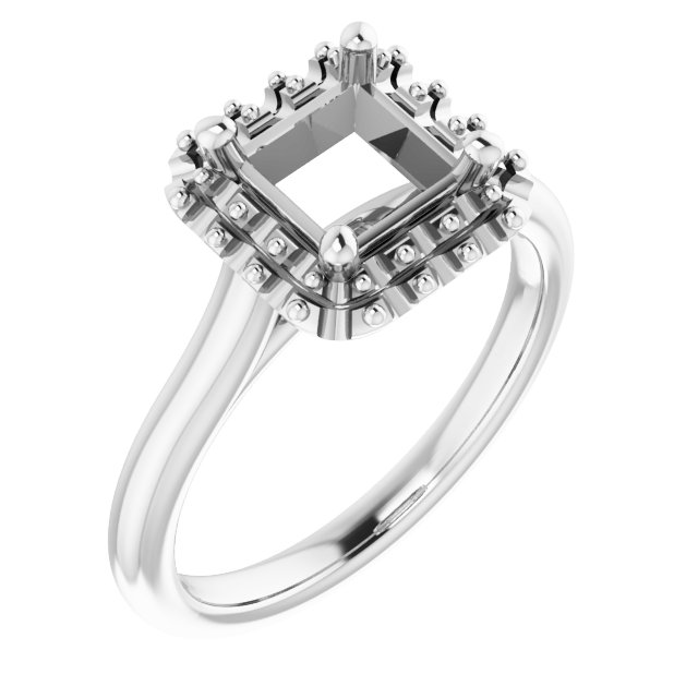 Halo-Style Engagement Ring