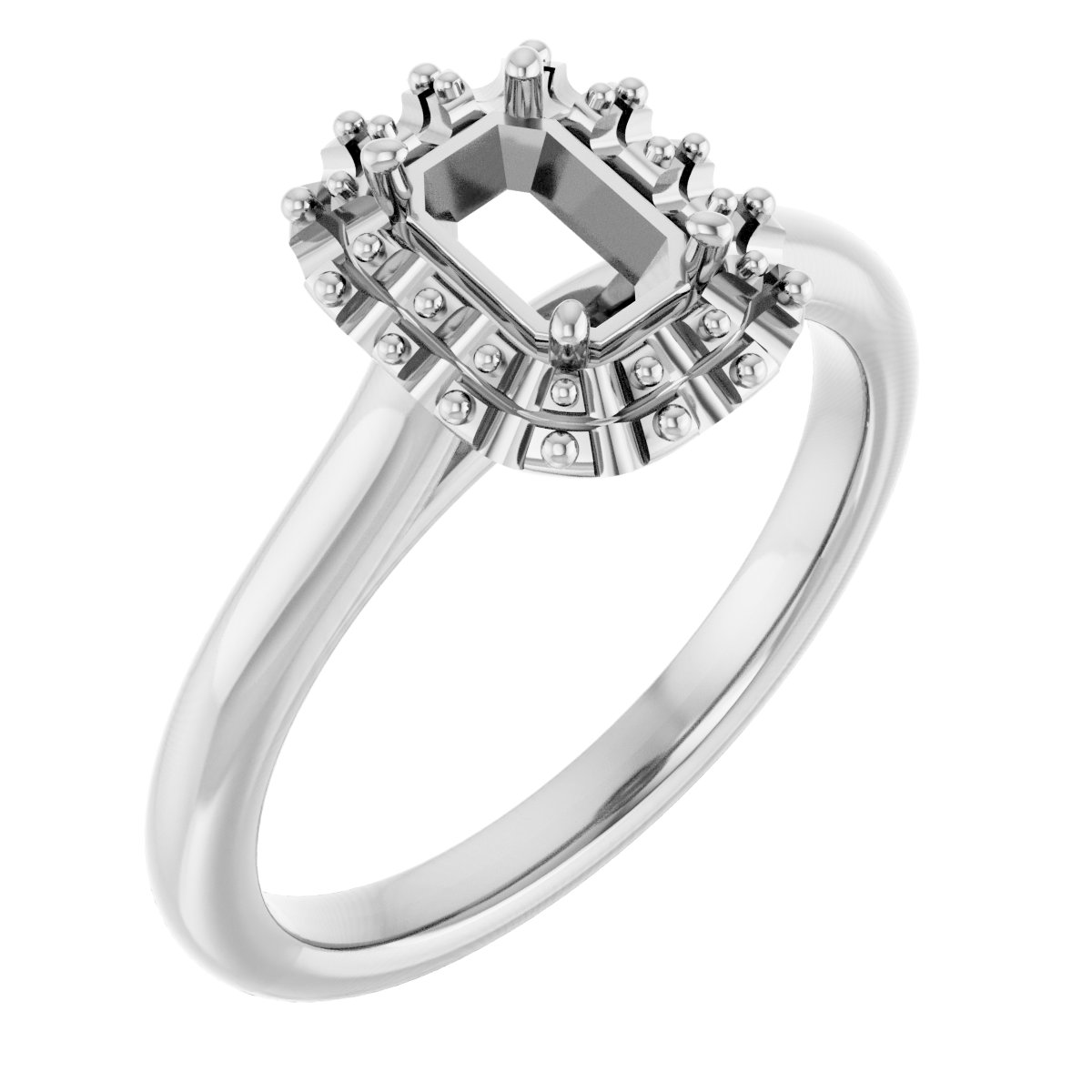 Halo-Style Engagement Ring