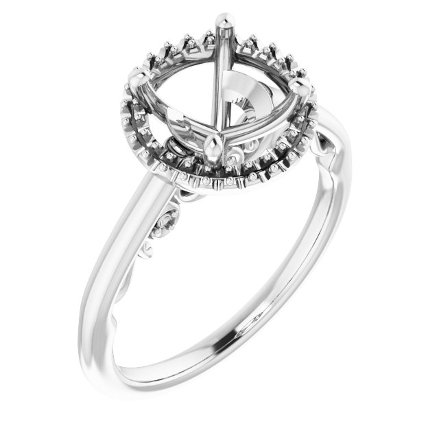 Halo-Style Engagement Ring
