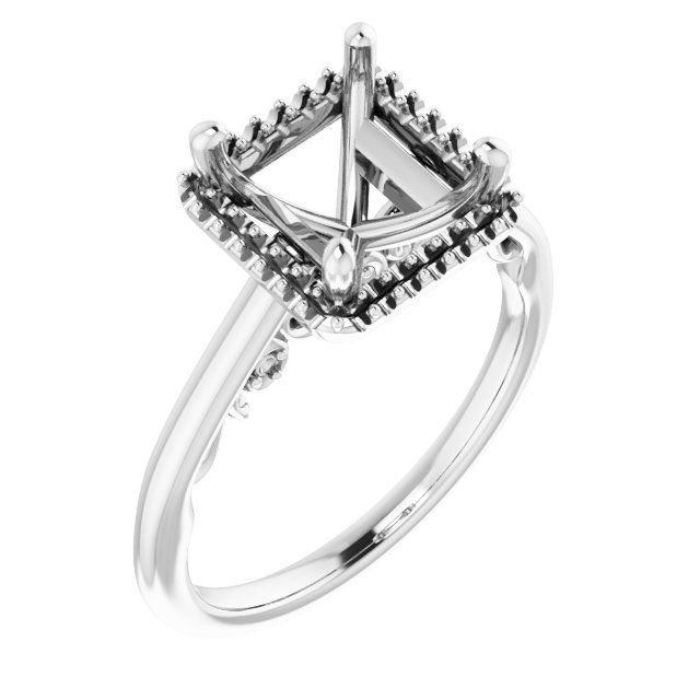 Halo-Style Engagement Ring