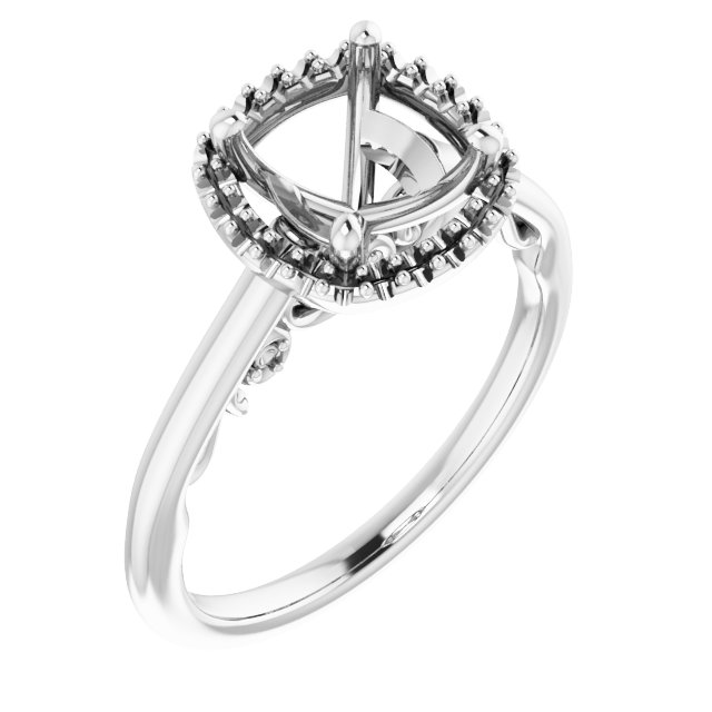 Halo-Style Engagement Ring