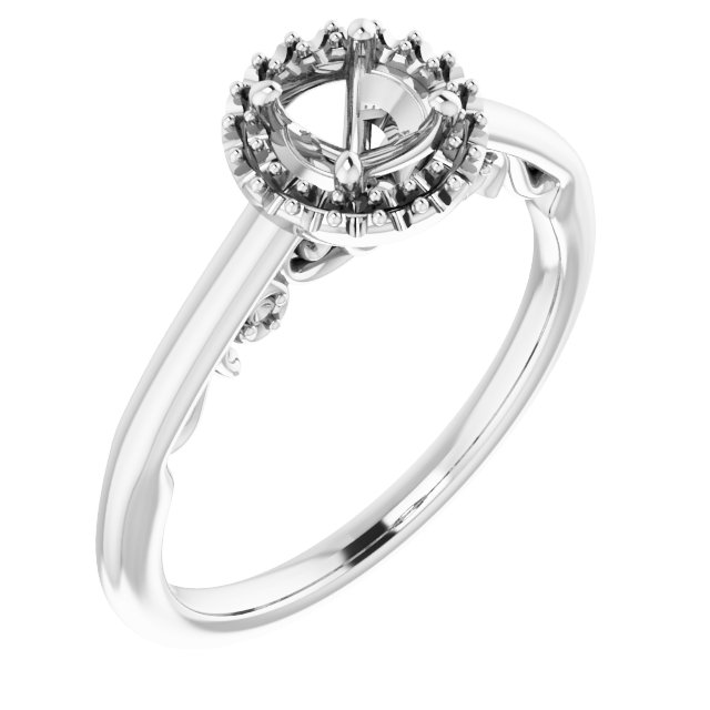 Halo-Style Engagement Ring