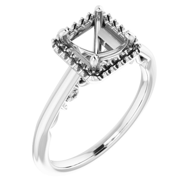 Halo-Style Engagement Ring