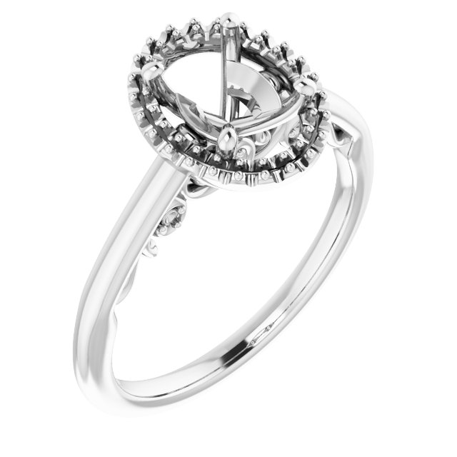 Halo-Style Engagement Ring