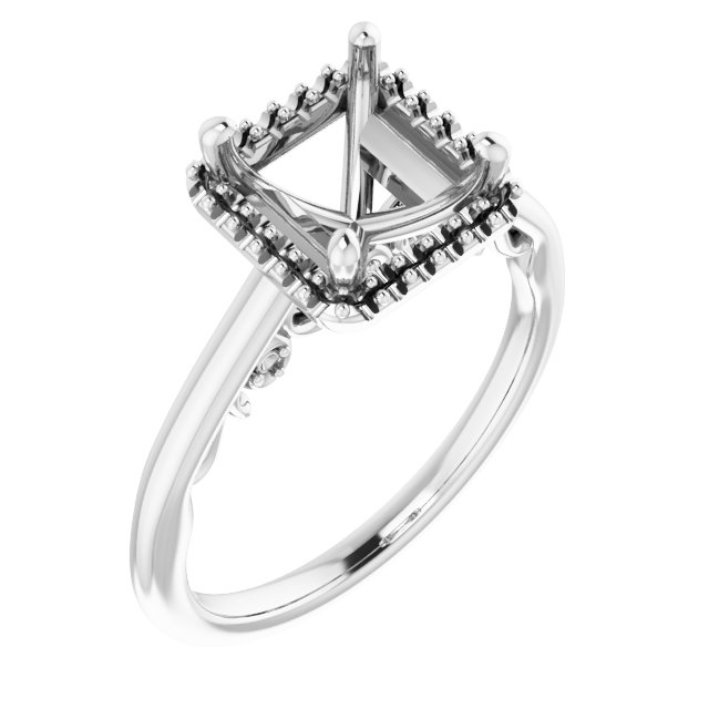 Halo-Style Engagement Ring