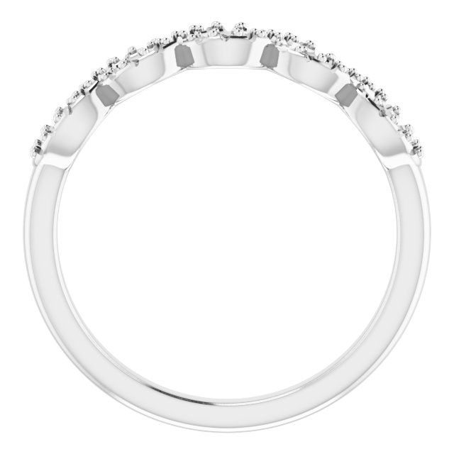 Band Mounting for 5 mm Square Ring view 2