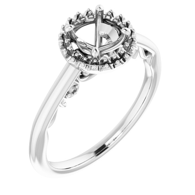Halo-Style Engagement Ring