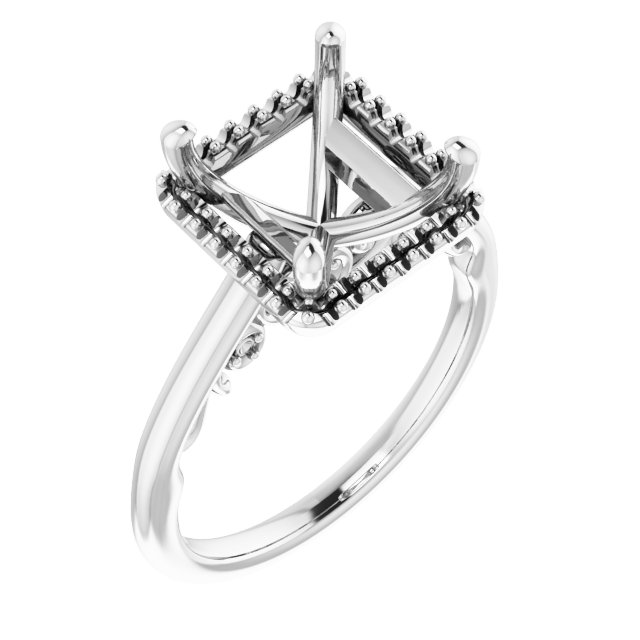 Halo-Style Engagement Ring