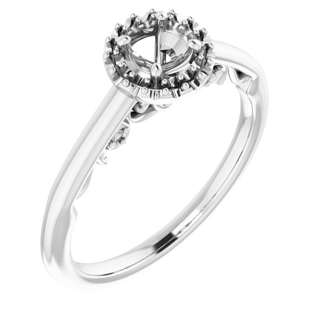 Halo-Style Engagement Ring