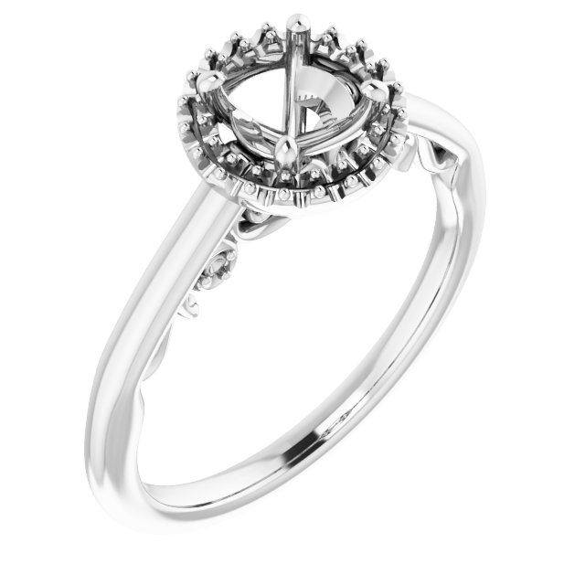 Halo-Style Engagement Ring