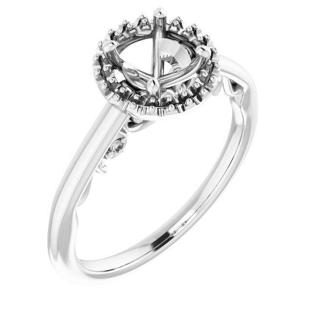 Halo-Style Engagement Ring