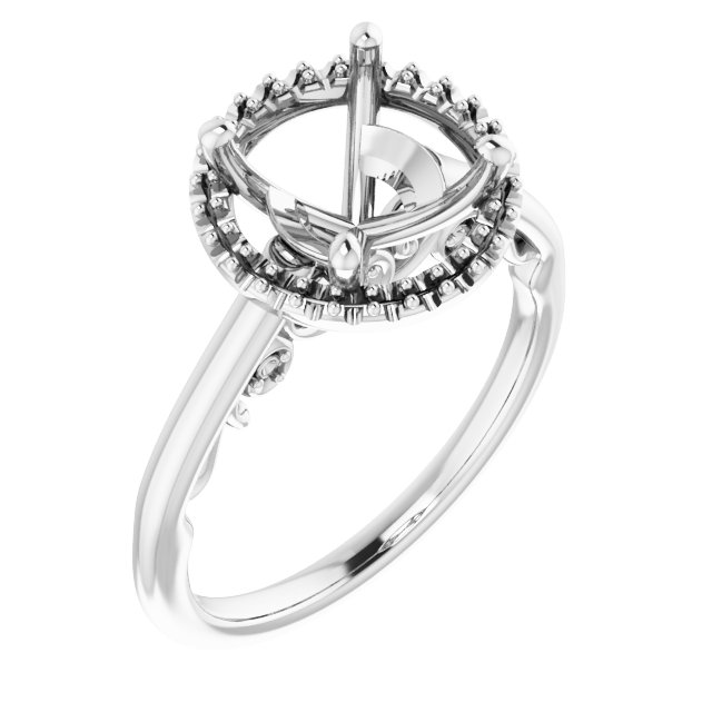 Halo-Style Engagement Ring
