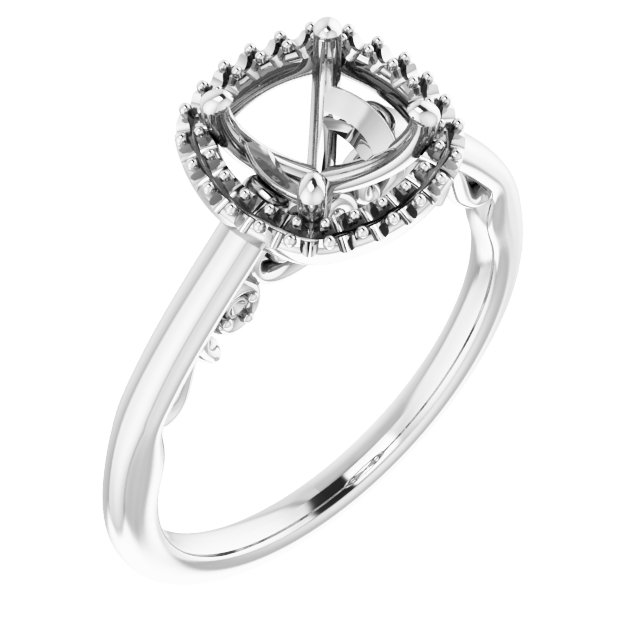 Halo-Style Engagement Ring