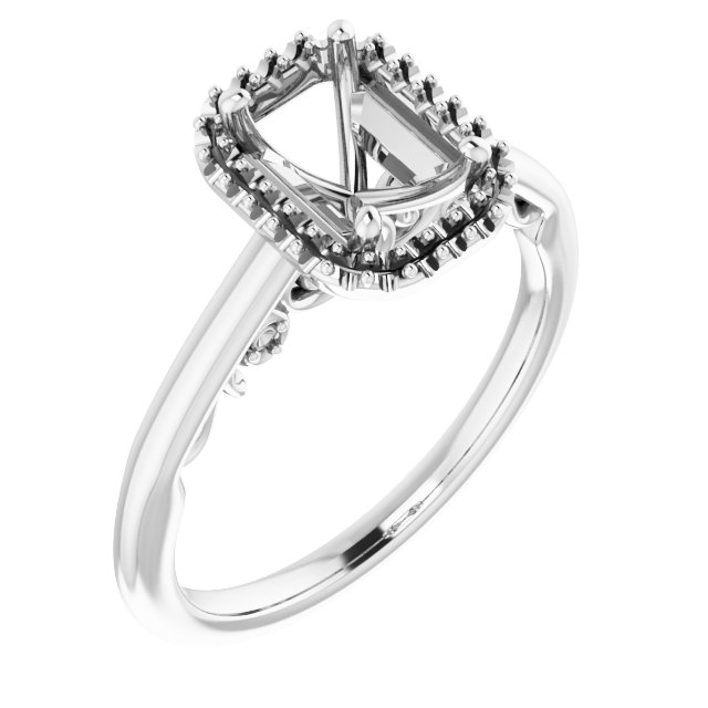 Halo-Style Engagement Ring