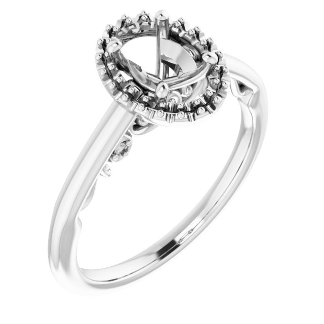 Halo-Style Engagement Ring