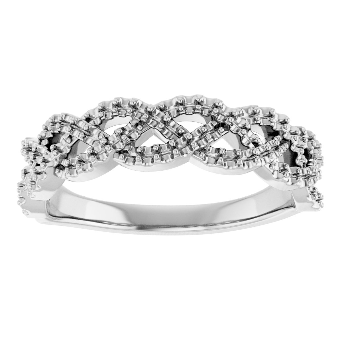 14K White 1/3 CTW Diamond Anniversary Band 