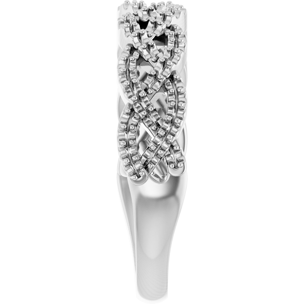 14K White 1/3 CTW Diamond Anniversary Band 