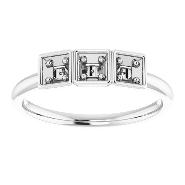 1/5 CTW Natural Diamond Stackable Ring view 3