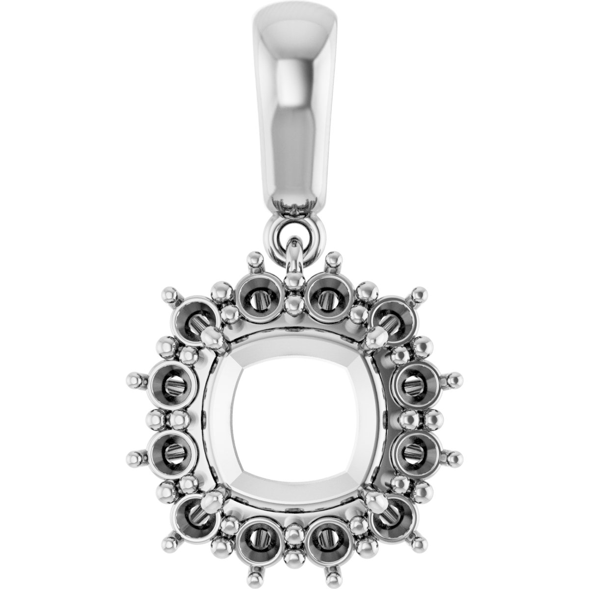 Halo-Style Necklace or Pendant