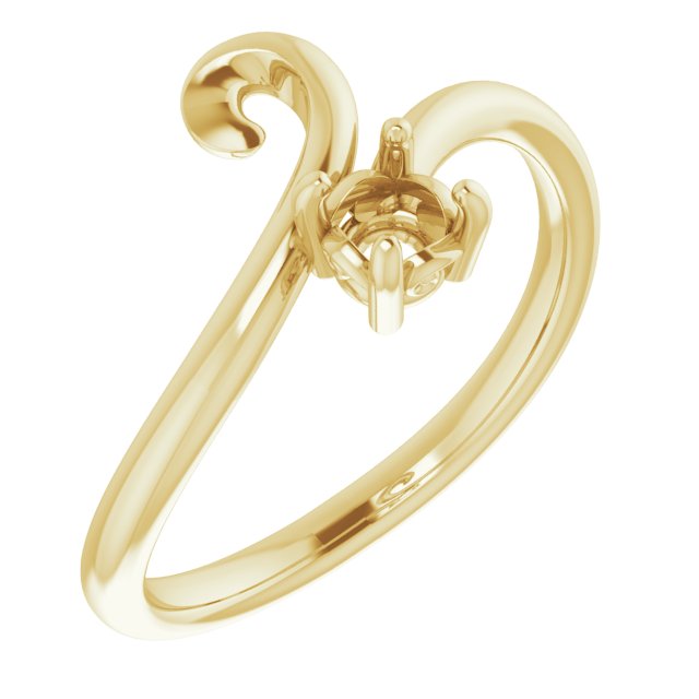 Solitaire Bypass Ring