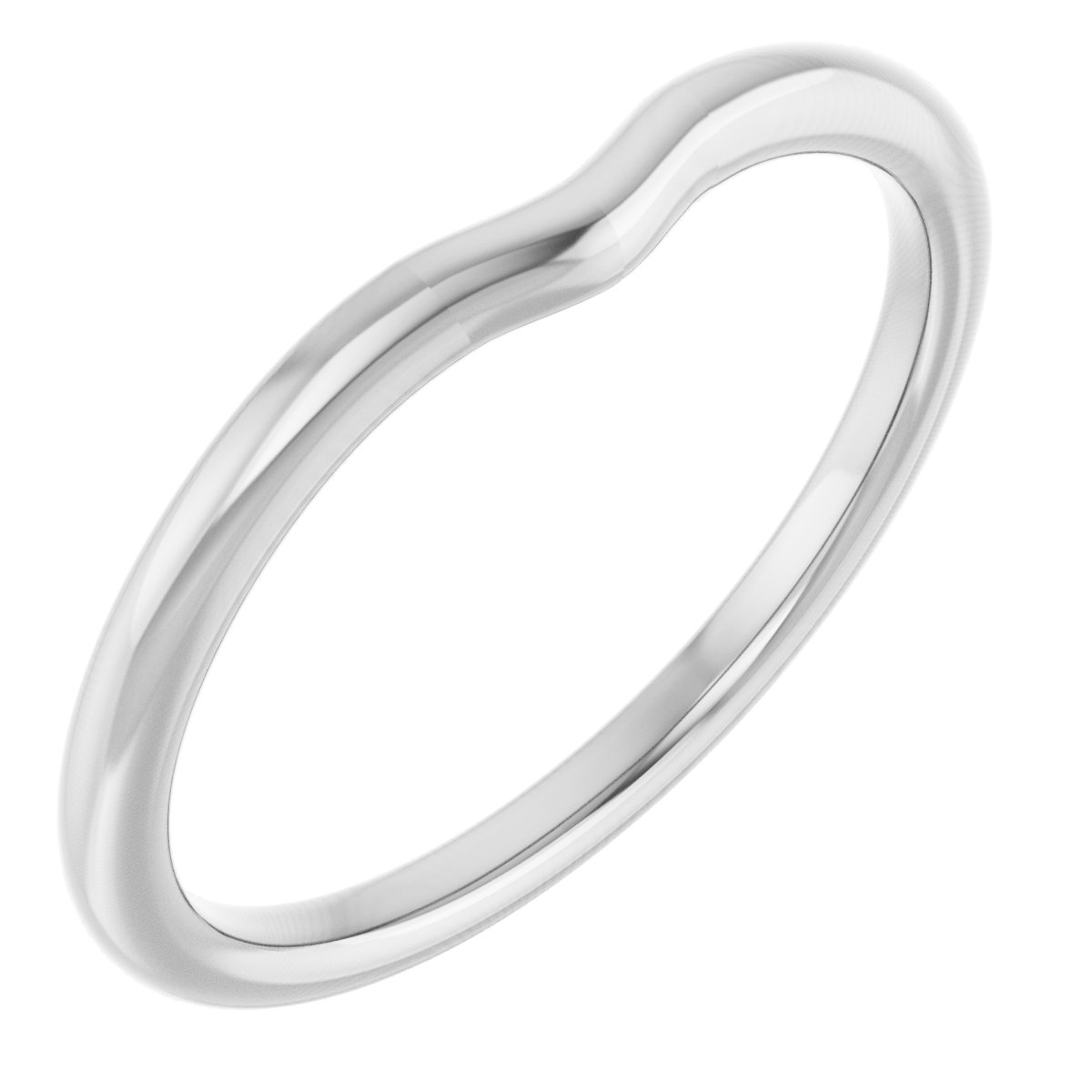 14K White Matching Band 