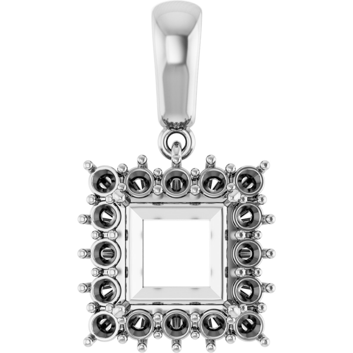 Halo-Style Necklace or Pendant